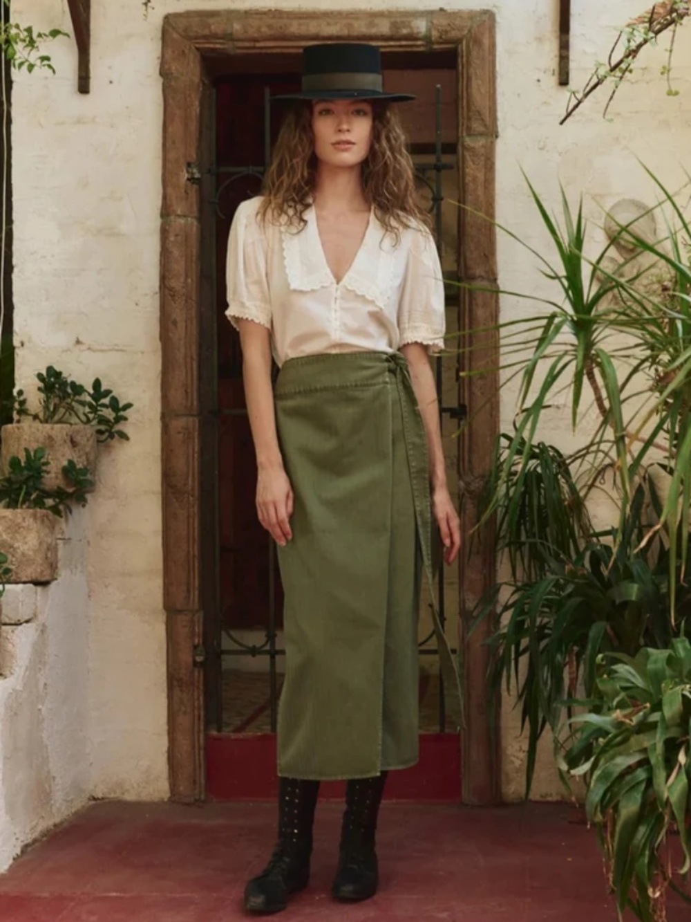 *NWT* THE GREAT THE WRAP SKIRT SIZE 3 - Picture 2 of 11